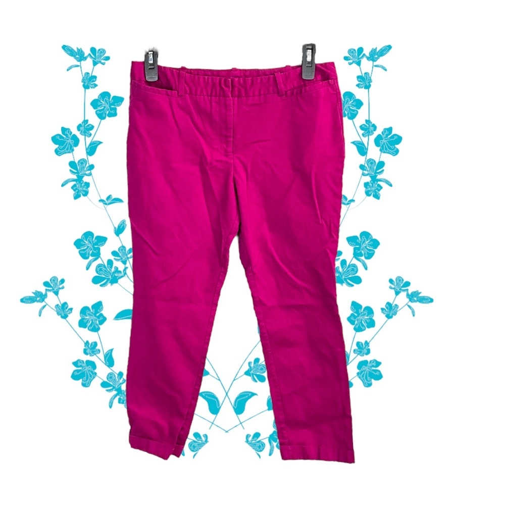 Worthington Cranberry Capri Pants (Probably Vintage) Women Sz 12